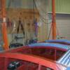 Finished painting deck seams 