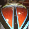 4 Coats of varnish on all sides except for black area