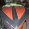 Stained the port side, transom, and the rest of the decks