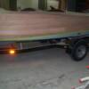 Finished sanding sides and transom