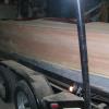 Sanded decks, transom, and port side