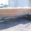 Bleached transom and port side