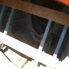 Kick panel mounting brakets in place