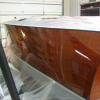 The current condition of the port side. It is going to be wet sanded 